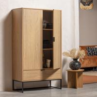 WOOOD Silas Opbergkast B 85 cm - Eiken - thumbnail