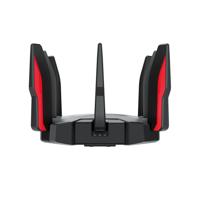TP-Link AX6600 Tri-Band Wi-Fi 6 Gaming Router with 4* Gigabit Ports+1 * 2.5 Gbps port, WiFi Speed up to 6600Mbps, 2 USB Ports, Quad-Core CPU, Ideal for Gaming Xbox/PS4/Steam & 4K (Archer GX90) - thumbnail