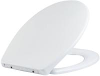 Saqu Clear toiletbril met softclose 37,2x44,6x5,2cm wit - thumbnail