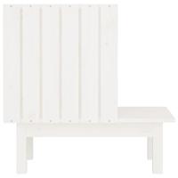 Kattenhuis 60x36x60 cm massief grenenhout wit - thumbnail