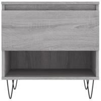 Salontafels 2 st 50x46x50 cm bewerkt hout grijs sonoma eiken - thumbnail