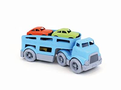 Green Toys speelgoed auto transporter - thumbnail