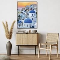 Clementoni puzzel - stadsgezicht santorini - 1000 stukjes - thumbnail
