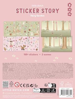 Bambolino Toys Little dutch stickerset fairy garden