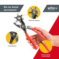 Wiha 29550 Revolvertang 4 mm, 4.5 mm, 5 mm 4 mm, 4.5 mm, 5 mm 225 mm 1 stuk(s) - thumbnail