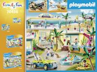 PLAYMOBIL family fun - strandwagen met kano's constructiespeelgoed (70436) - thumbnail