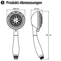Cornat Handdouche Monsole 5S Ak Ch - TECB3417 - thumbnail