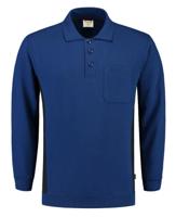 Tricorp polosweater Bi-Color - Workwear - 302001 - koningsblauw/marine blauw - maat M - thumbnail