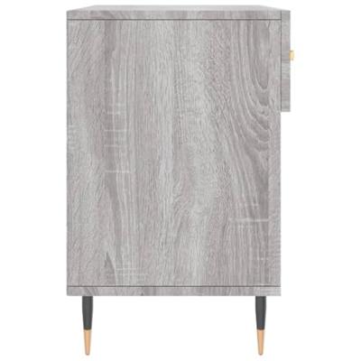 VidaXL Schoenenbank 102x35x55 cm bewerkt hout grijs sonoma eikenkleur
