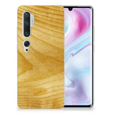 Xiaomi Mi Note 10 Pro | Bumper Hoesje | Licht Hout