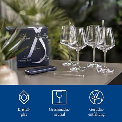 VILLEROY & BOCH - Ovid - Rode Wijnglas Set 4-delig