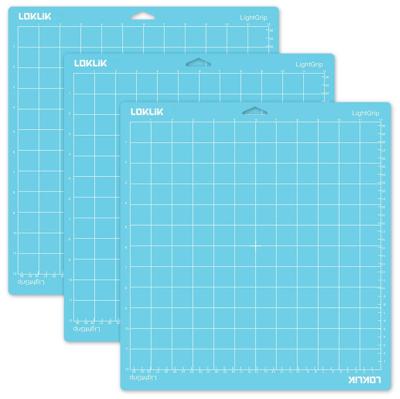 LOKLiK • snijmat light grip 30,5x30,5cm blauw 3st.