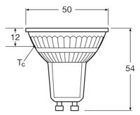 OSRAM HOMELIGHTING 4099854458606 LED-reflectorlamp-lamp Energielabel E (A - G) GU10 3.7 W Warmwit (Ø x h) 50.00 mm x 50.00 mm 1 stuk(s) - thumbnail
