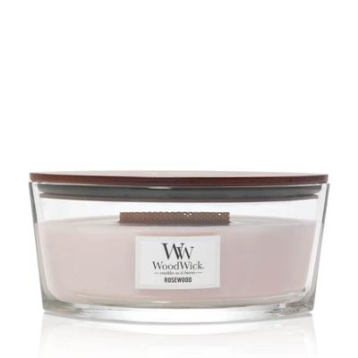 Woodwick rosewood ellipse candle