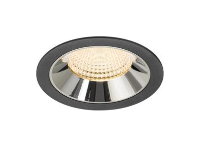 SLV InbouwspotNuminos XL zwart/chroom 2700K - 55gr - 1009926
