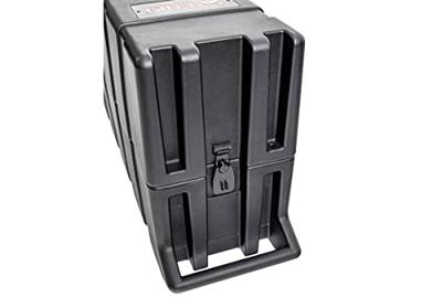 ENKI AMG-2 Electric Bass Guitar Case reiskoffer voor twee elektrische basgitaren