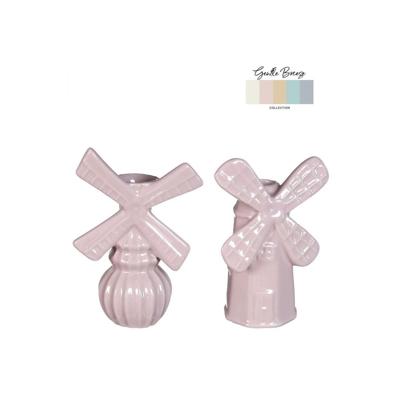 Vaas windmolen H15,5cm 2 ass zachtroze