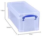 Really Useful Box opbergdoos 6,5 liter, transparant - thumbnail