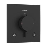 Hansgrohe Ecostat Comfort E - inbouwthermostaat - 2 functies - mat zwart 33711670 - thumbnail