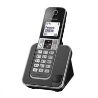 Panasonic kx-tgd310nlg single dect telefoon zwart/grijs - thumbnail