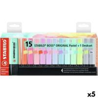 Fluorescerende Markeerstift Set Stabilo Boss Multicolour (5 Stuks) - thumbnail