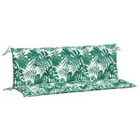 Tuinbankkussens 2 st 150x50x7 cm oxford stof bladpatroon - thumbnail