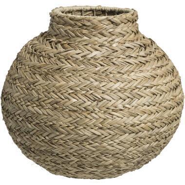 Vaas Maiz - naturel - 28xØ33 cm - Leen Bakker