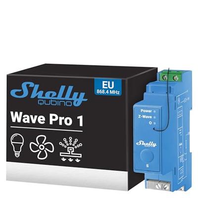 Shelly Qubino ZWave 1 - DIN Rail schakelaar met potentiaalvrije uitgang Shelly Qubino ZWave 1 - DIN Rail schakelaar met potentiaalvrije uitgang