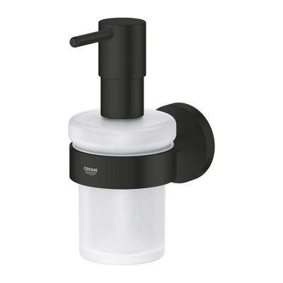 GROHE Essentials Zeepdispenser - 160ml - met houder - mat zwart 1022572430