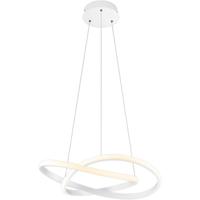 LED Hanglamp 27W - Dimbaar Rond Mat Wit - Natuurlijk Wit 4000K - thumbnail