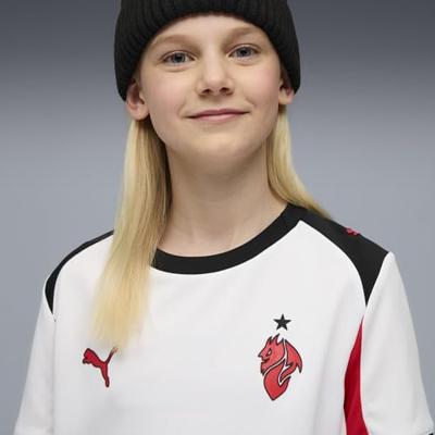 AC Milan Shirt Uit Junior 2025/2026 - Maat 140 - Kleur: Wit | Soccerfanshop