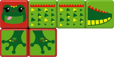 Geomag - Magicube River Animals (6 Delig) - Speelgoed (0871772001331)