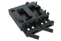Icy Dock MB732SPO-B 2x2,5 SATA mobile rack+ Ultra Slim ODD voor extern 5,25 - thumbnail
