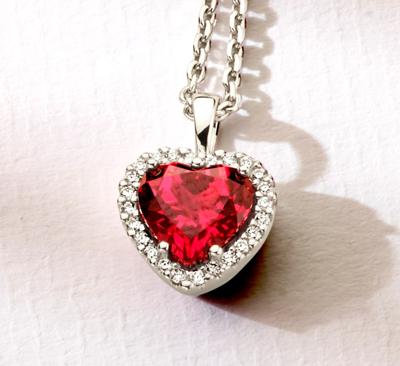 TFT Hanger Hart Rhodoliet En Diamant 0.10ct H SI