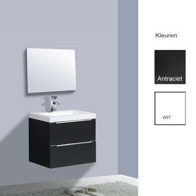 Badkamermeubelset Sanilux Senza 60x47x50 cm Hoogglans Wit