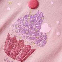 Kindershirt met lange mouwen ijsjesprint 92 lichtroze - thumbnail