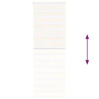 Zebra rolgordijn 90x200 cm stofbreedte 85,9 cm marmerbeige - thumbnail