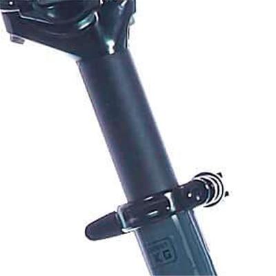 Cortina zadelpen 27,2 x 350 alu black matt