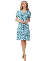 Duurzaam katoenen nachthemd panterprint - thumbnail