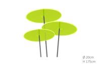 3 stuks! Zonnevangers Groen groot 175x20 cm Cazador Del Sol - Cazador del sol - thumbnail