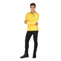 Kostuums voor Volwassenen My Other Me Star Trek Kirk Geel Shirt - Maat: M - Maat: M - thumbnail