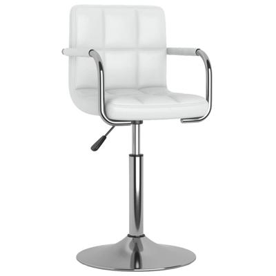 Barkruk kunstleer wit