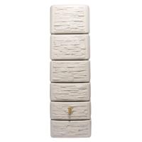 Garantia Slim regenton 300 liter stone decor beige - thumbnail