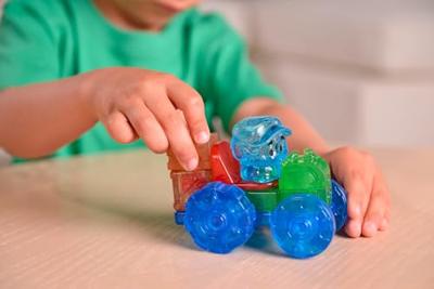 Boerderijbouwset - Jelly Blox - Goliath - Zachte en flexibele stenen - Vanaf 2 jaar