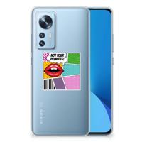 Xiaomi 12 | 12X | Sillicone Back Cover | Popart Princess - thumbnail