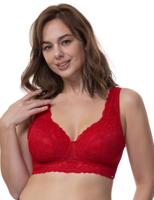 Kanten Bralette - Zonder beugel - Aina - Niet gevulde bh zonder beugel - Grote maten bralette - thumbnail