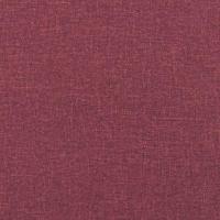 Eetkamerstoelen 2 st stof wijnrood - thumbnail