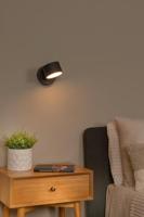 Lucide GIAN - Wandlamp - LED Dimb. - 1x9W 2700K - Zwart - thumbnail