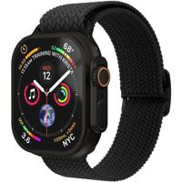 Vonmählen Woven Loop For Apple Watch 44 - 45 - 46 - 49mm One Size All Black - thumbnail