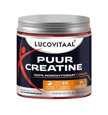 Lucovitaal Creatine Monohydraat Poeder Puur Lucovitaal Creatine Monohydraat Poeder Puur